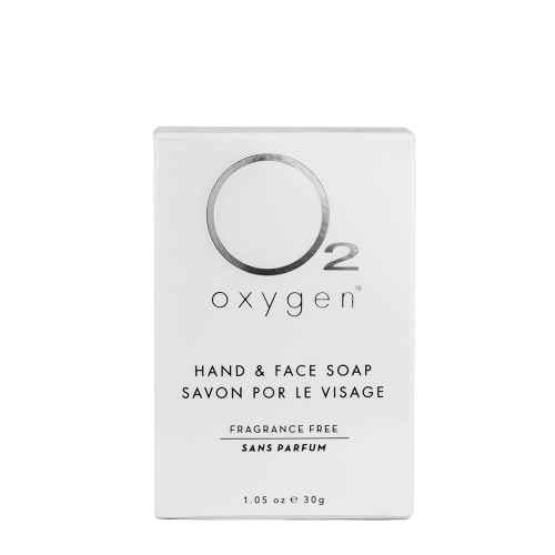Jabón de manos y cara sin fragancia Oxygen, caja, 1 oz/28 g